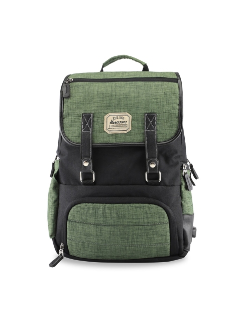 

Harissons Unisex Green & Black Laptop Bag