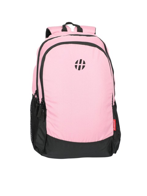 

Harissons Unisex Pink & Black Backpack