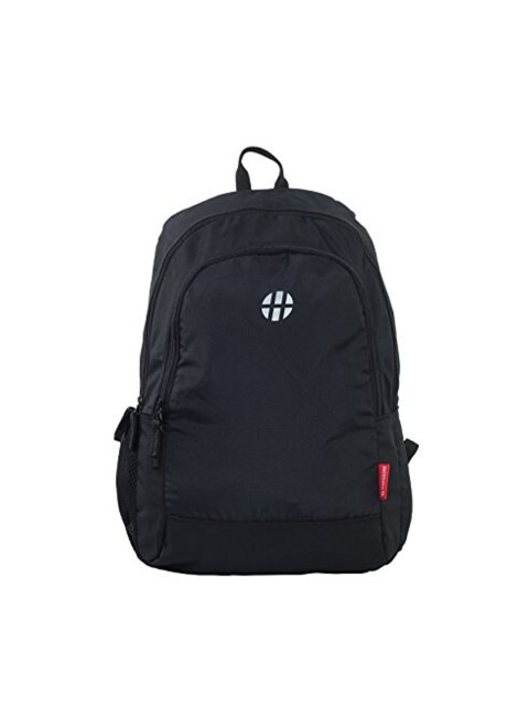

Harissons Unisex Black & White Brand Logo Printed Backpack