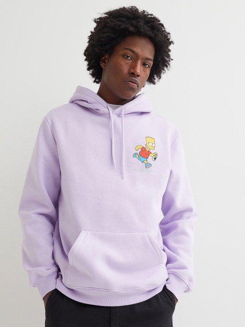 

H&M Men Purple Regular Fit Hoodie