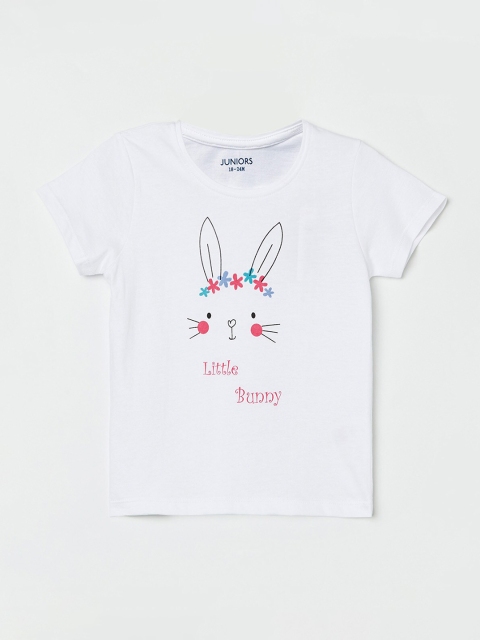 

Juniors by Lifestyle White Print Top