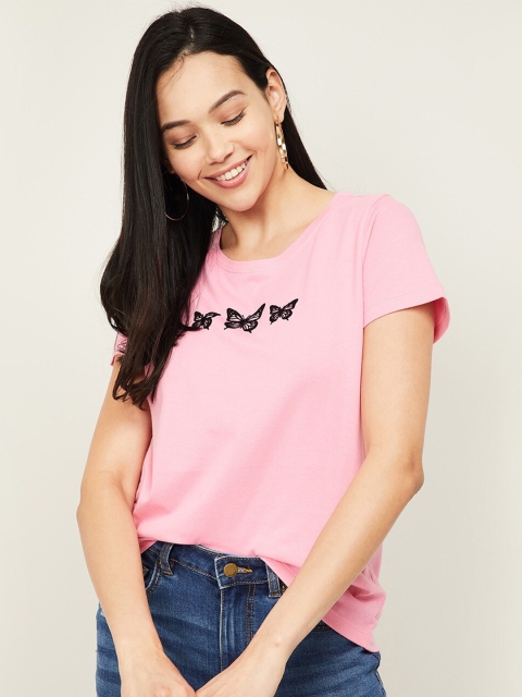 

Fame Forever by Lifestyle Pink Print Top