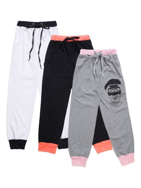 

VIMAL JONNEY Kids Pack Of 3 Joggers, Grey