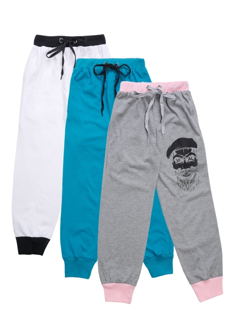 

VIMAL JONNEY Kids Pack Of 3 Joggers, White