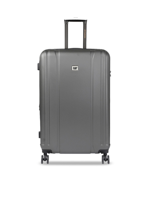 

CAT Grey Solid Hard Sided Orion Large Trolley Suitcase