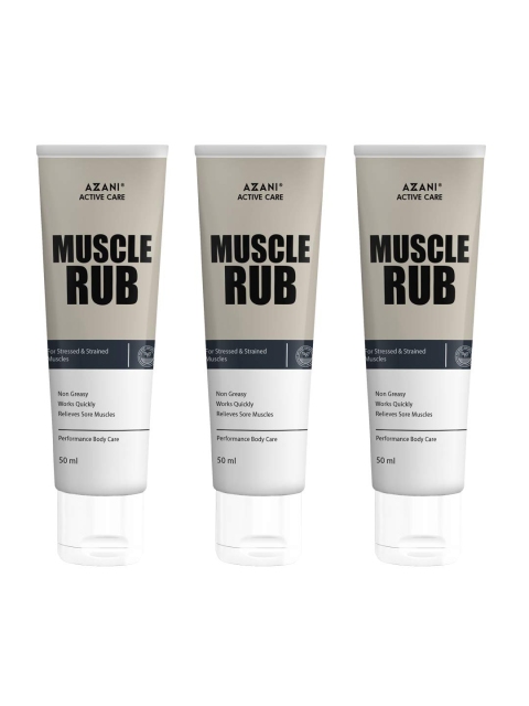 

Azani Active Care Set Of 3 Pain Relief Muscle Rub 150ml, White
