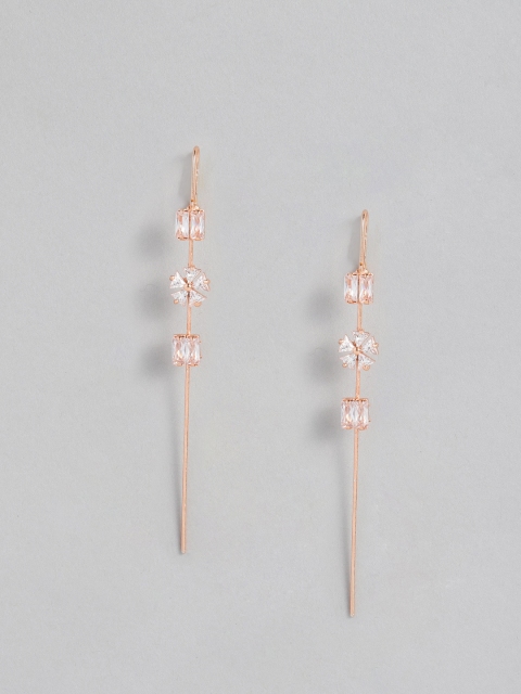 

AccessHer Rose Gold-Plated AD Studded Contemporary Ear Cuff Earrings