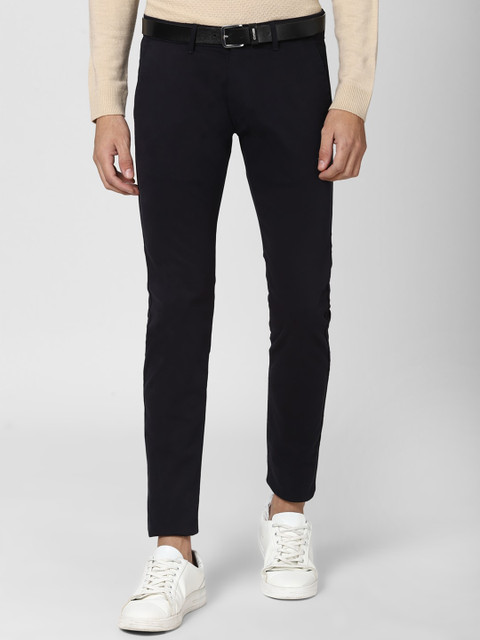 

Peter England Casuals Men Black Slim Fit Chinos Trousers