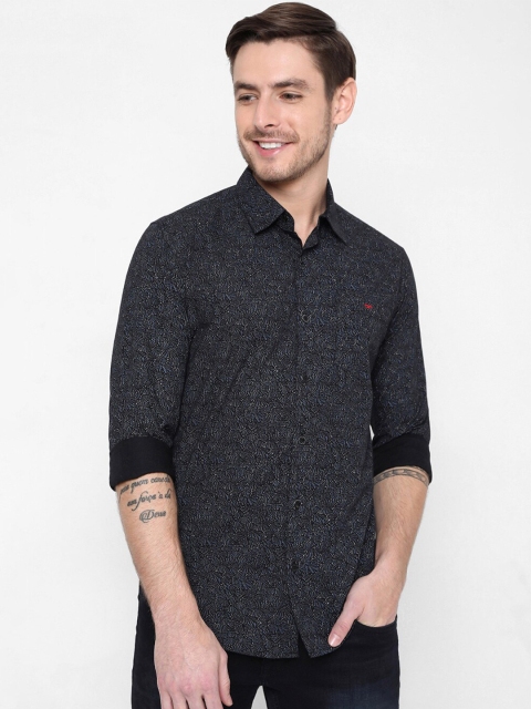 

Mufti Men Blue Slim Fit Floral Printed Casual Shirt