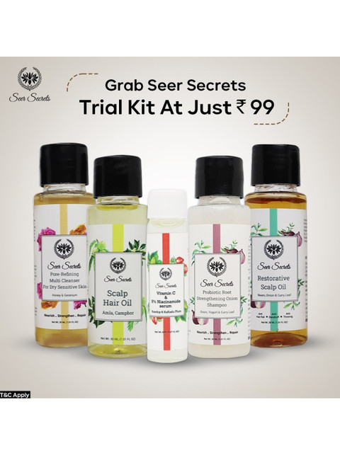 

Seer Secrets 5 Pcs All In One Trial Personal Care Kit 130ml, Multi