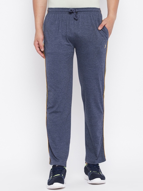 

Duke Men Navy Blue Solid Track Pants