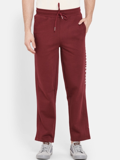 

Duke Men Maroon Solid Track Pants