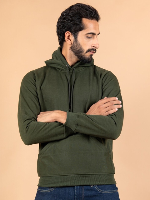 

Tistabene Men Green Hooded Pullover