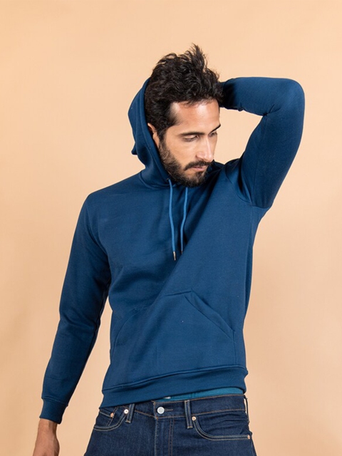 

Tistabene Men Blue Hooded Pullover