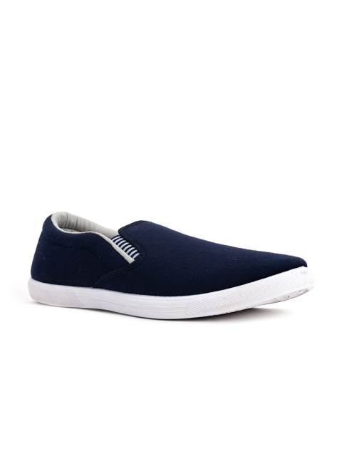 

Khadims Men Navy Blue Slip-On Sneakers