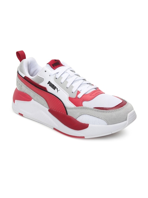 

Puma Unisex White & Red X-Ray 2 Square SD Sneakers