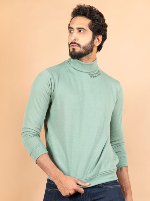 

Tistabene Men Green & Black Pullover