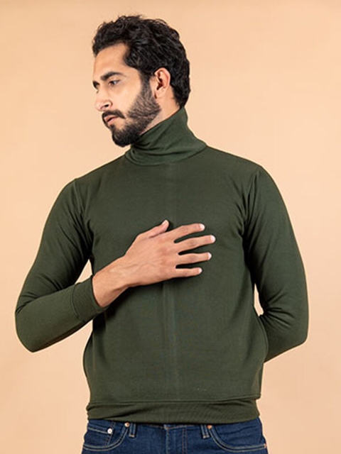 

Tistabene Men Olive Green Pullover