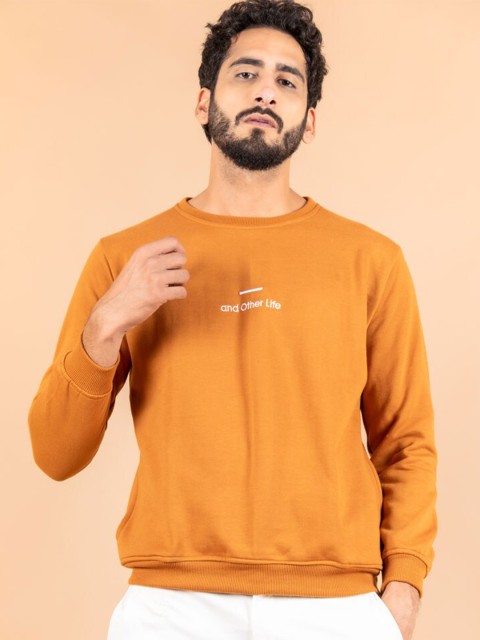 

Tistabene Men Orange Pullover Sweater