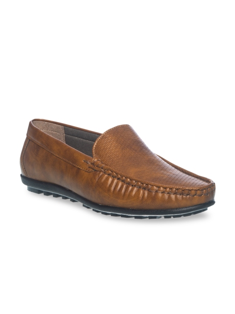 

Khadims Boys Tan Textured Regular Loafers with Cleated Sole