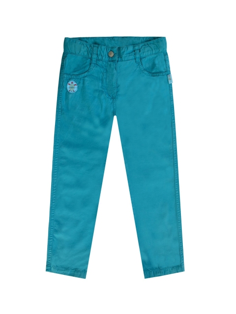 

milou Girls Teal Applique Jeans