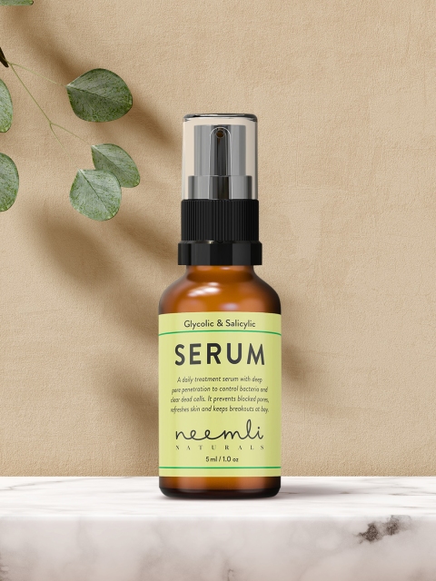 

Neemli Naturals Glycolic & Salicylic Acid Serum 5 ml, Transparent