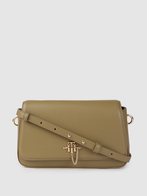 

Tommy Hilfiger Olive Green Sling Bag