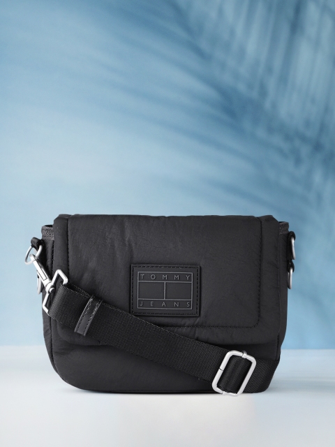 

Tommy Hilfiger Black Solid Sling Bag