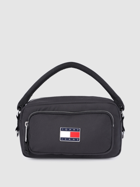 

Tommy Hilfiger Black Structured Handheld Bag