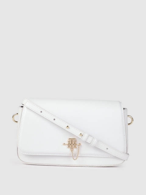 

Tommy Hilfiger White Solid Sling Bag
