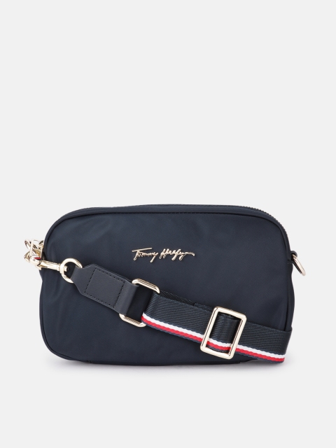 

Tommy Hilfiger Navy Blue Solid Sling Bag
