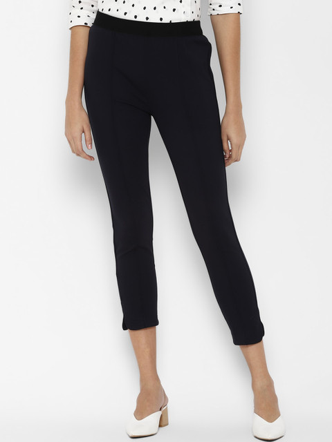 

Allen Solly Woman Women Black Trousers