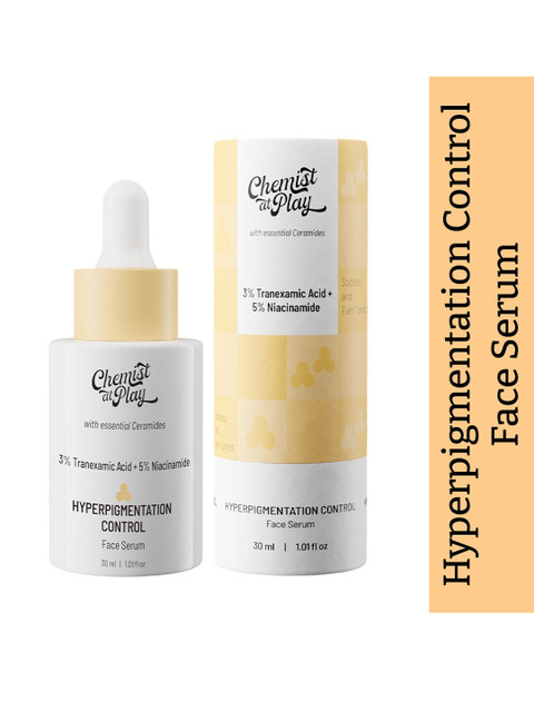 

Chemist At Play Hyperpigmentation Control Face Serum With Ceramides 30 ml, Transparent