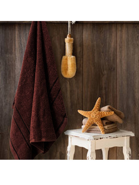 

Aura Coffee-Brown Solid 380 GSM Cotton Bath Towel