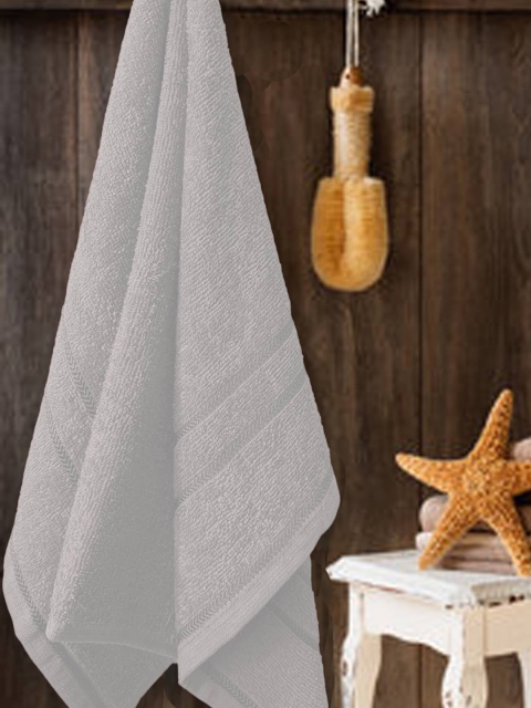 

Aura White Solid 380 GSM Cotton Bath Towel