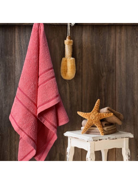 

Aura Pink Solid Cotton 380 GSM Bath Towel