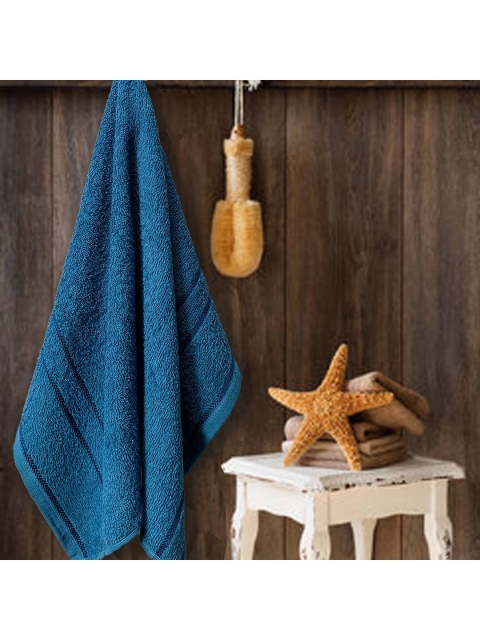 

Aura Teal-Blue Solid 380 GSM Cotton Bath Towel