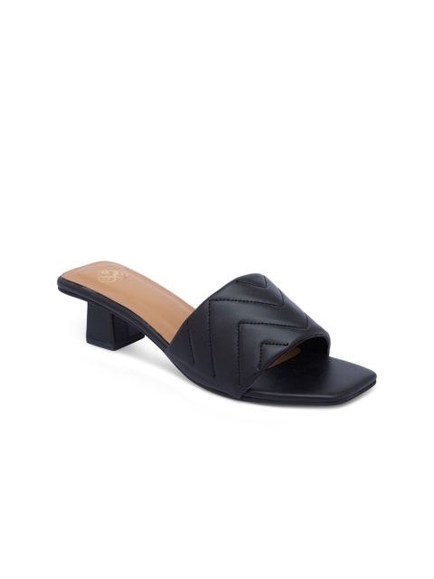 

Sole To Soul Black Block Mules