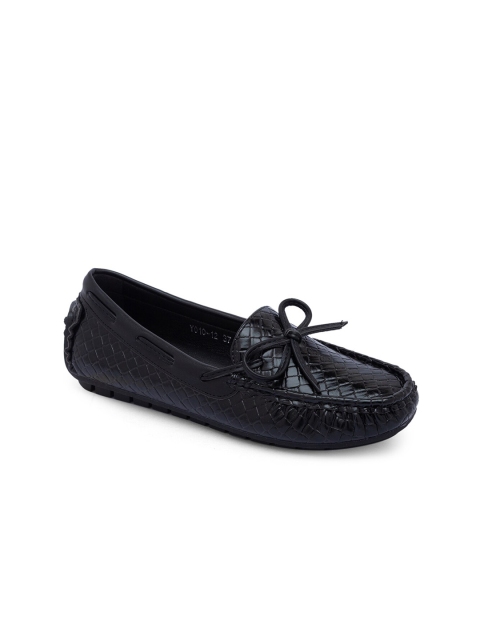 

Sole To Soul Women Black Printed Ballerinas with Bows Flats