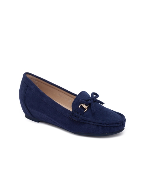 

Sole To Soul Women Blue Ballerinas with Bows Flats