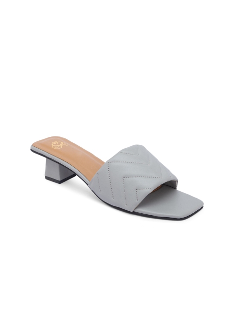 

Sole To Soul Grey Party Block Mules