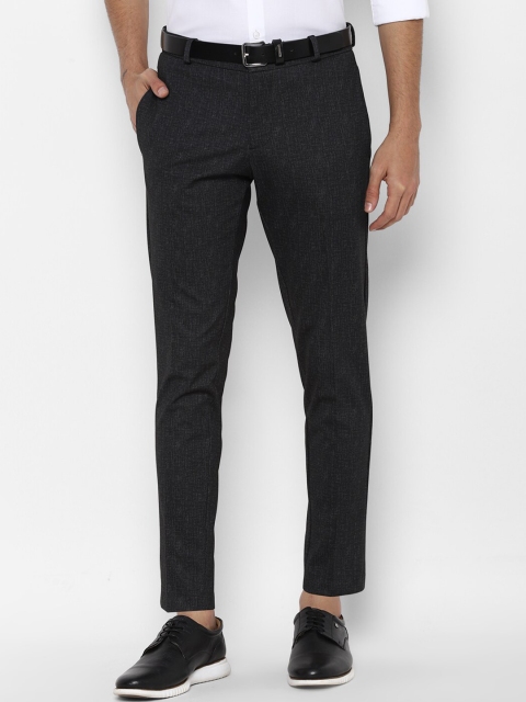 

Allen Solly Men Grey Slim Fit Trousers