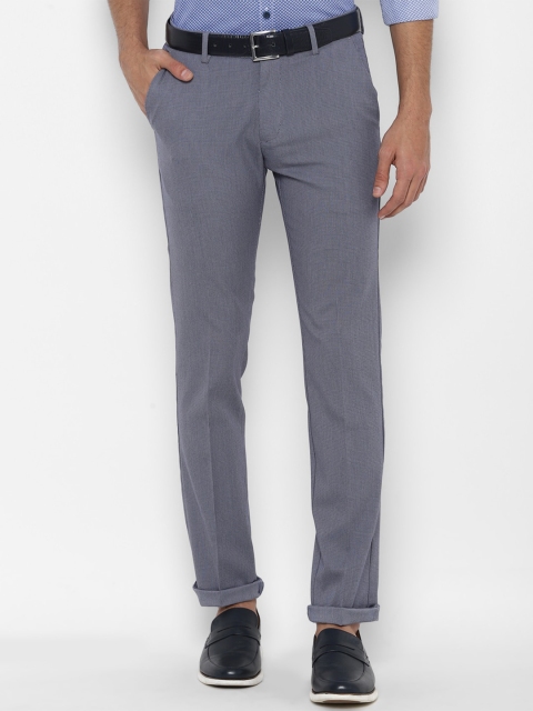 

Allen Solly Men Grey Slim Fit Trousers
