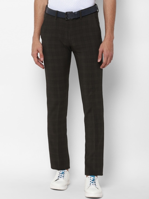 

Allen Solly Men Black Slim Fit Trousers