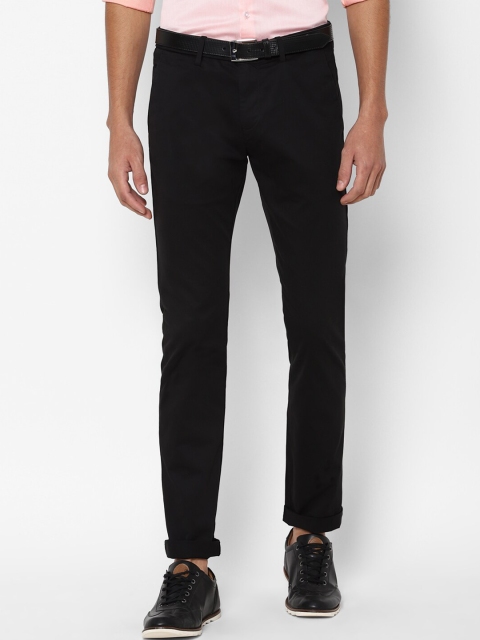 

Allen Solly Men Black Slim Fit Trousers