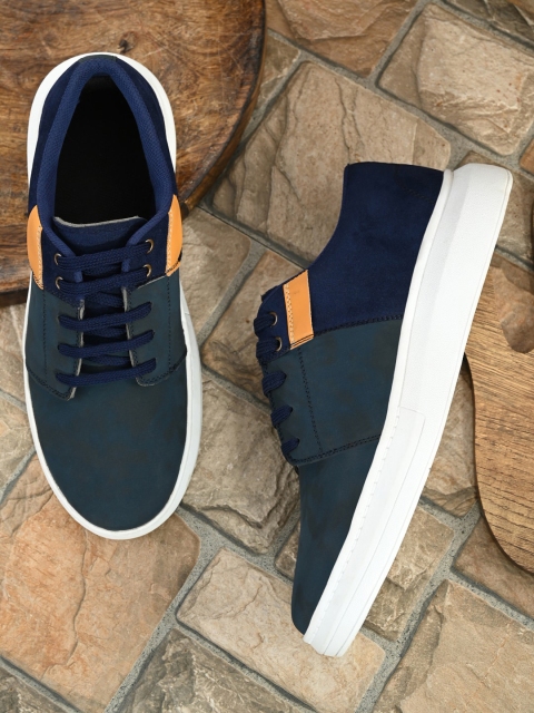 

mr wonker Men Navy Blue Angry Birds Textured Sneakers