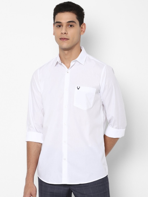 

Allen Solly Men White Slim Fit Casual Shirt