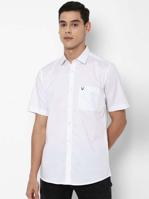 

Allen Solly Men White Slim Fit Casual Shirt