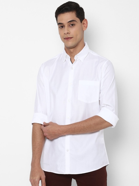 

Allen Solly Men White Slim Fit Casual Shirt