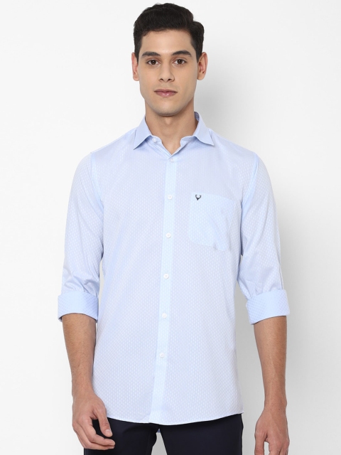 

Allen Solly Men Blue Slim Fit Printed Casual Shirt